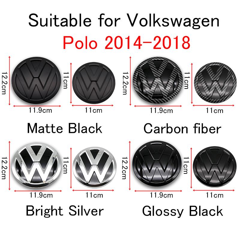 2026 Горячий Для Volkswagen VW 1 шт. Для Volkswagen POLO Автомобильный Значок Логотип Для 2014 2015 2016 2017 2018 Автомобильный Логотип 122 мм Передняя Крышка Капота