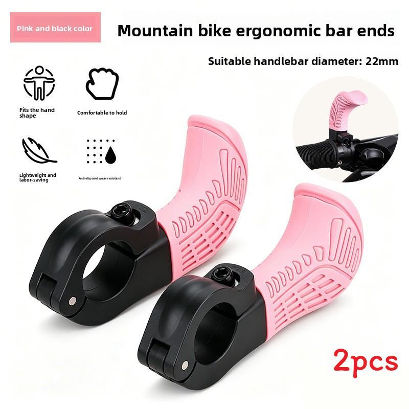 Mountain Bike Handlebar Grips Silicone Ergonomic For Trail And Commuting Rides