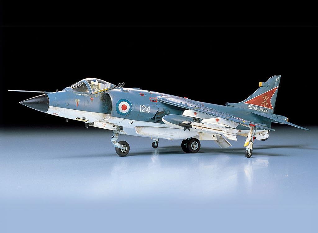 Tamiya Masterpiece Aircraft Series 26 British Royal Navy Sea Harrier Plastic Model Kit 61026 1/48 No. FRS.1