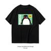 pingu hangry era Shirt Summer Woman Man Casual Breathable Printed Tshirt fashion Oneck S3XL Tops couple Gift Shortsleev