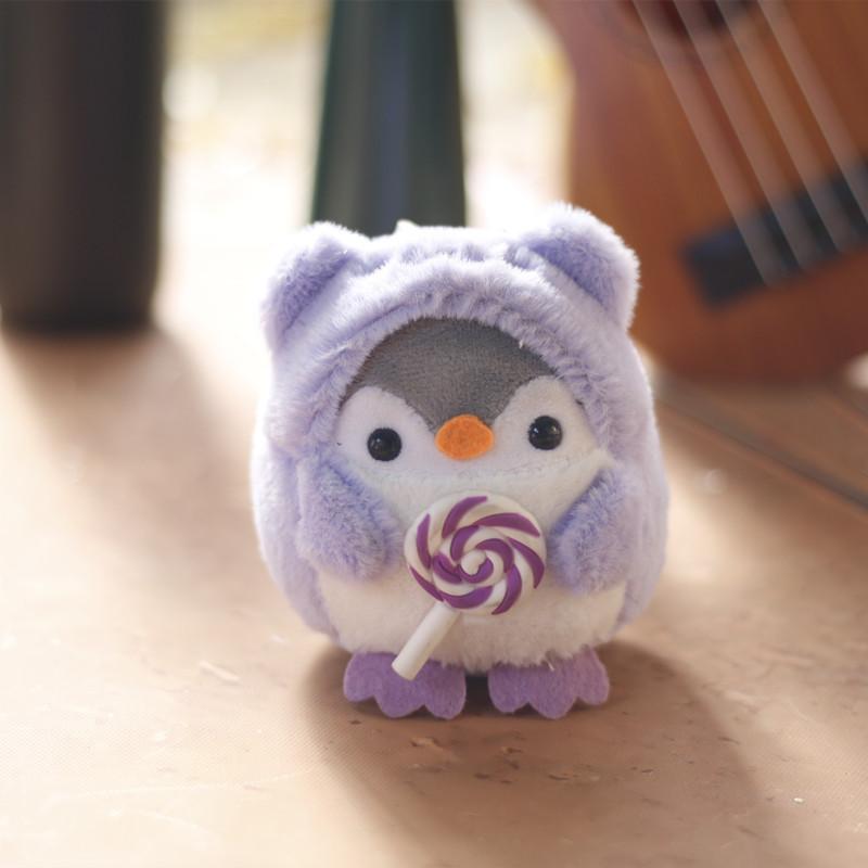 Милый милый кулон в виде леденца на палочке в виде пингвина, плюшевая игрушка, кукла, мультяшная сумка, подвесной брелок, тряпичная кукла