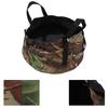Folding Bucket, Footbath Bucket, Durable, Easy to Store, Lightweight, Polyester, Multipurpose (Camouflage) Washtub