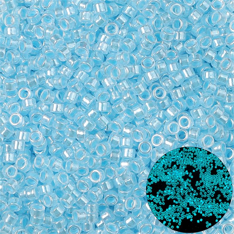 10 г/пакет 2,5 мм светящиеся в темноте стеклянные рисовые бусины DIY браслет ожерелье серьги ювелирные аксессуары