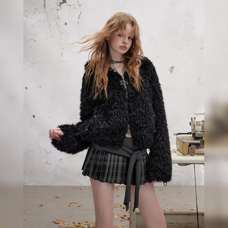 unifree Женская мини-юбка в клетку, пэчворк, плиссированная