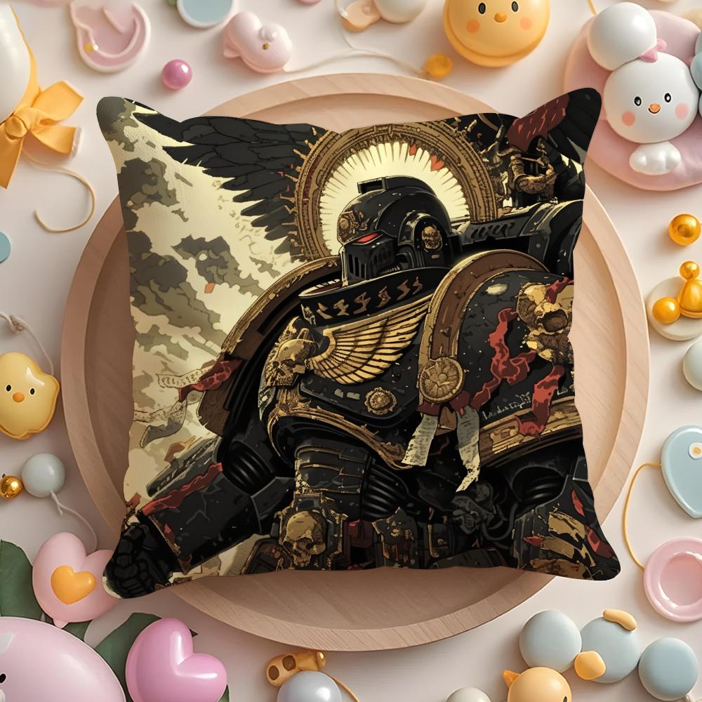 Игровой W-Warhammer-S 40K Чехол на подушку для дома и автомобиля, Многоцелевой чехол на подушку - Двусторонний, Мягкий и Прочный для ежедневного использования