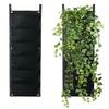 7 Pocket Vertical Growing Planting Bag Felt Fabric Wall Hanging Outdoor Garden Planter Pot Flower Vegetable Growing Container
