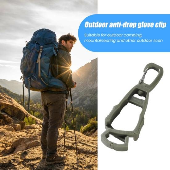 Зажимы для уличных перчаток для работы Быстросъемный портативный держатель для перчаток Зажим для строителей Очки Шлемы Зажим для захвата перчаток Безопасность труда Пластик