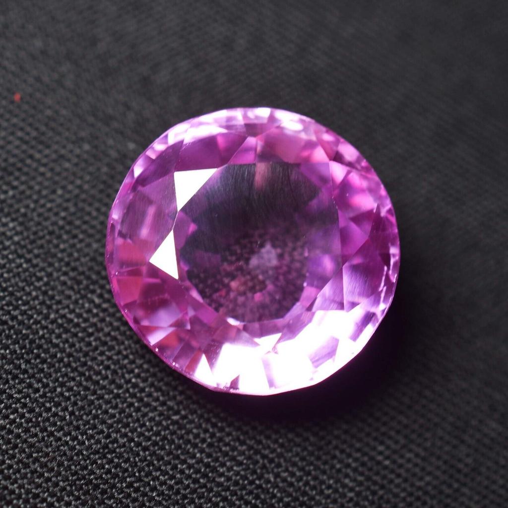 Exclusive Sale Natural Sapphire Pink Round 12.30 Ct Loose Gemstone