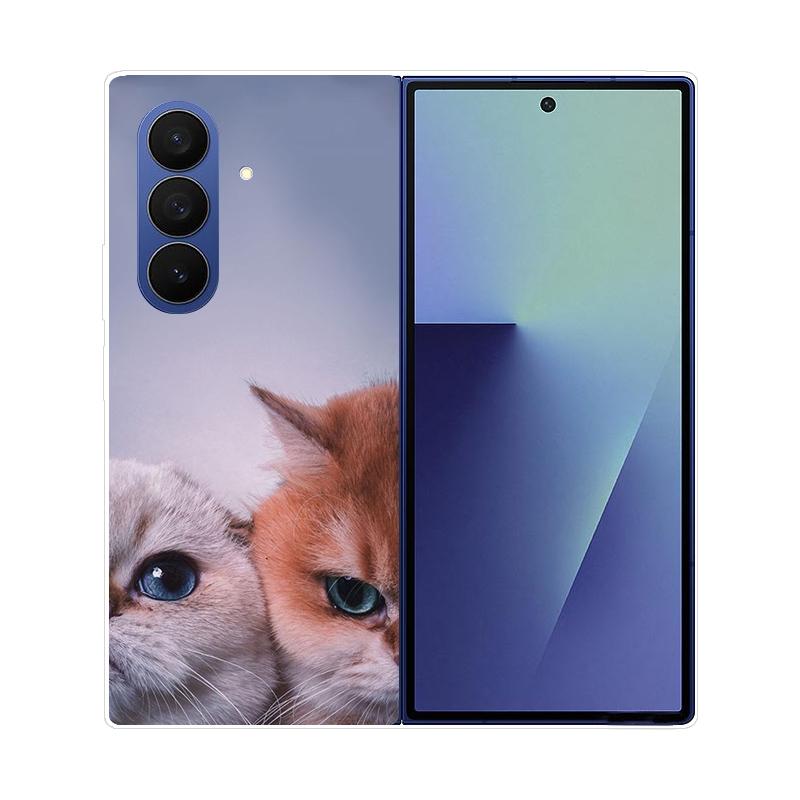 Для Samsung Galaxy Z Fold 7 Fold7 Чехол Роскошный Складной Ударопрочный Защитный Funda для Samsung Galaxy Z Fold 7 Жесткая Задняя Крышка из Поликарбоната