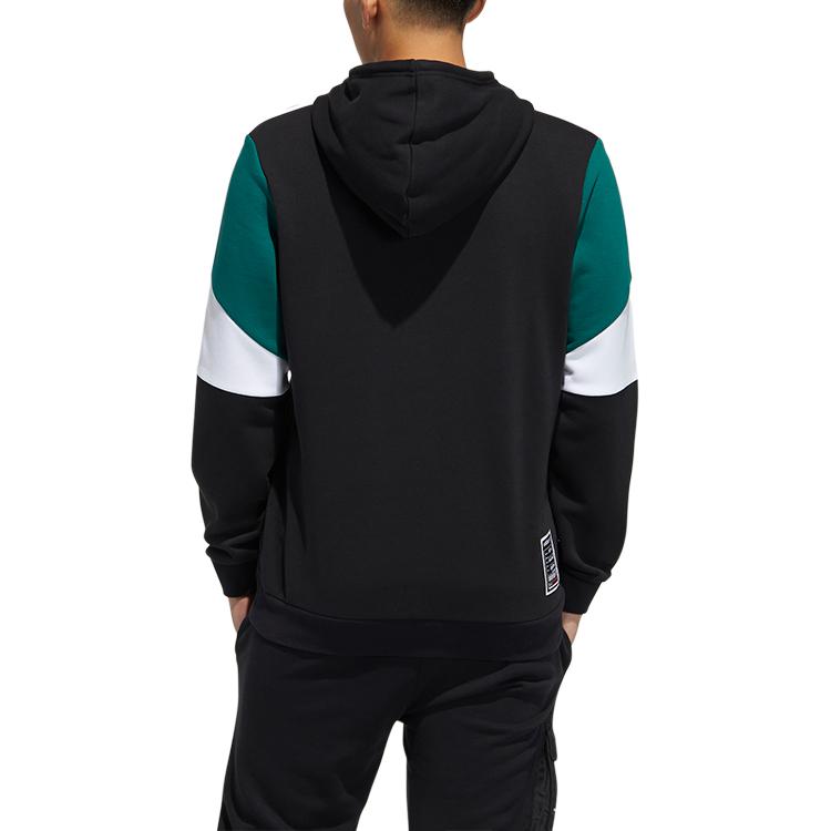 adidas Neo Brilliant Hoodie 2 с цветными блоками Мужские толстовки черного цвета GU0835