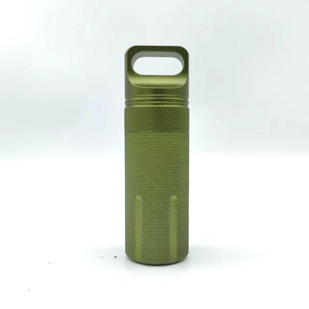 Брелок для ключей, уличный инструмент, инструмент для повседневного использования, уличный контейнер для таблеток, водонепроницаемая канистра, водонепроницаемая бутылка, герметичная бутылка