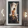 Vintage Nude Woman Oil Painting Printed On Canvas Sexy Figure Posters and Prints Wall Art Pictures for Living Room Home Decor