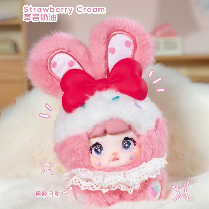 Новая 100% Оригинальная Серия 'Медовый Кролик' Nommi из Клейкого Риса Blind Box Mi Bao V2 Плюшевая Игрушка Подвеска для Сумки Девочка День Рождения Идеальный Подарок