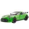 1/18 Benzs-GT GTR Alloy Racing Car Model Diecasts Metal Toy Sports Car Vehicles Model Simulation Sound and Light Childrens Gifts