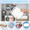 Laundry Pods Container 2.8L/4.5L/5.5L Clear Storage Box with Lid Automatic Pop-Up Sealed Laundry Pod Case for Bedroom Kitchen