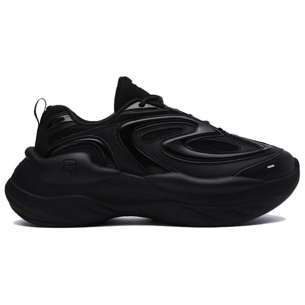 Fila Fusion Кроссовки Buzzard Meteor Удобные Универсальные Амортизация Нескользящие Низкие Повседневные Кроссовки Женские Черный T12W341103FBA