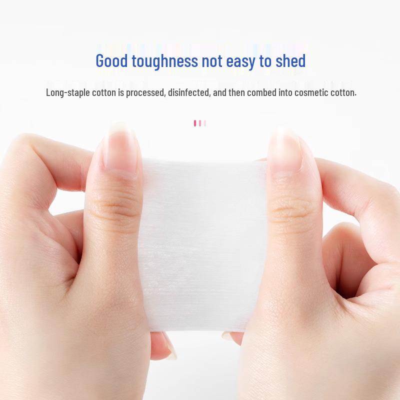 Мягкие Тонкие Нетканые Ватные Диски для Снятия Макияжа - 50 Штук