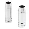 2pcs Conical Nozzle Shroud  Style Welding Welder MIG MB25 Gas Push On