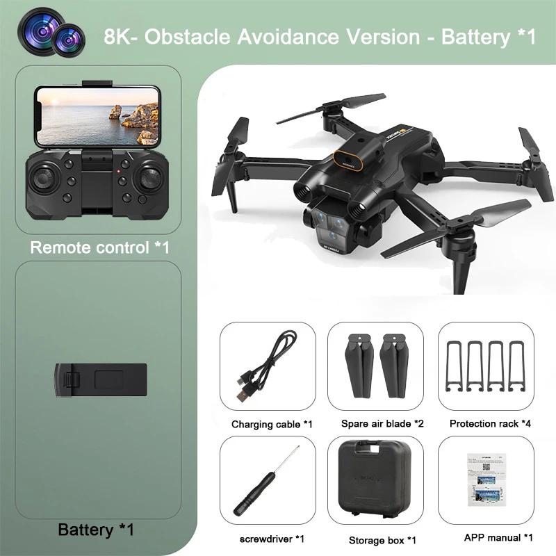 Новый M4 RC Drone 8K Professinal Широкоугольный ESC 3 HD Камера Складной RC Вертолет WIFI FPV Удержание высоты Квадрокоптер Игрушка в подарок
