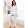 Европейский и американский модальный комплект пижамы с длинным рукавом и брюками для женщин - Осень/Зима