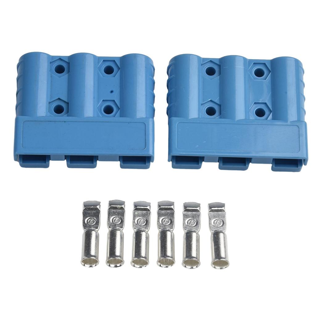 2 шт. 50 А 3-контактные разъемы типа Anderson для подключения питания постоянного тока, солнечной энергии, каравана, мотоцикла, гнездо, адаптер для зарядки аккумулятора, аксессуары