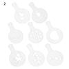 Plastic Coffeeware Pastry Tools Cookies Mould Fancy Drawing Mold Biscuit Mold Coffee Stencil