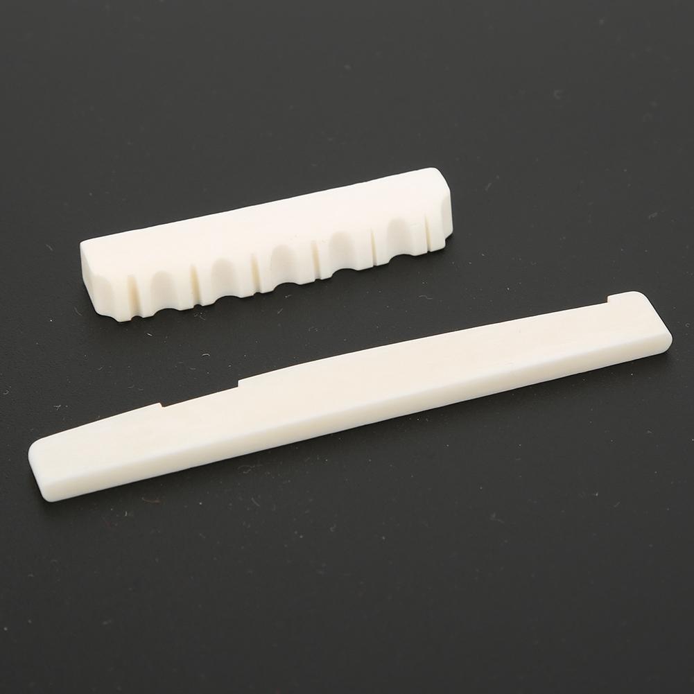 Guitar Nut Saddle Ivory Cow Bone 6 String Acoustic Guitar Musical Instrument Accessories