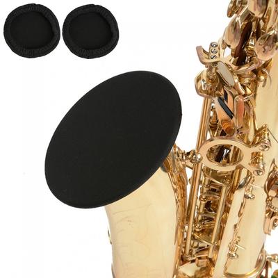 2 шт. многоразовый полиэстер, хлопок, саксофон, труба, рог, немая шапка, чехол для альт-саксофона/трубы, пыленепроницаемый и бесшумный