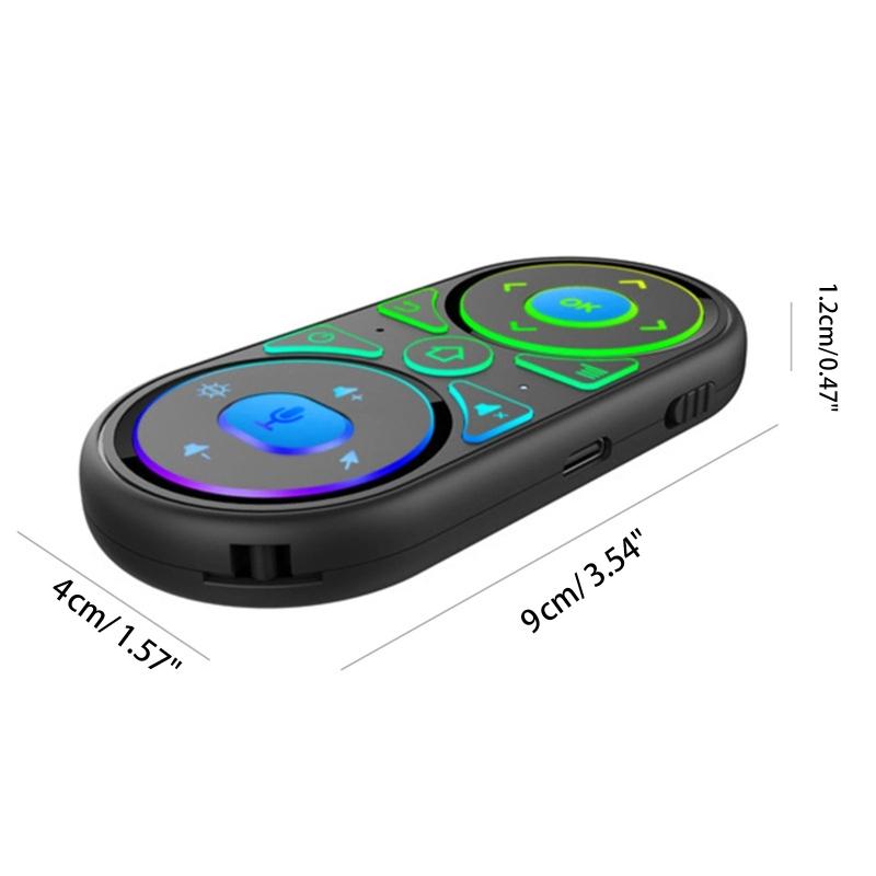 Умная подсветка 2.4G Гироскопическая Air Mouse ИК-обучение Голосовой поиск для Smart TV Проектора Компьютера ТВ-приставки