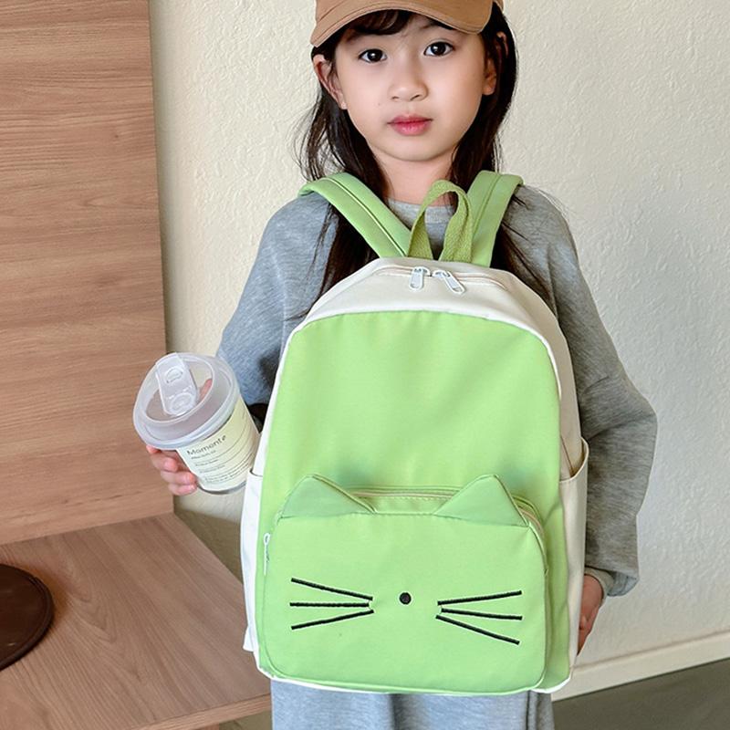 Рюкзаки для детей с мультяшными котами, детские сумки Kawaii для девочек, мальчиков, школьный ранец для детского сада, корейская дорожная сумка для хранения вещей для малышей