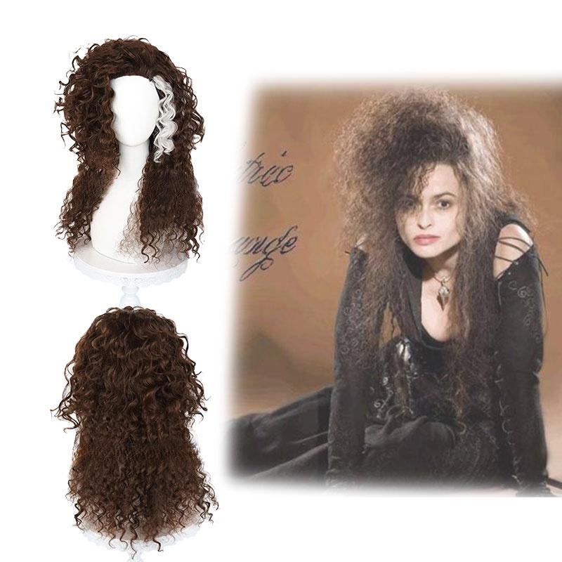 Bj-108 Bellatrix Lestrange Cosplay Wig Authentic Anime Style Versatile For Any Face Shape