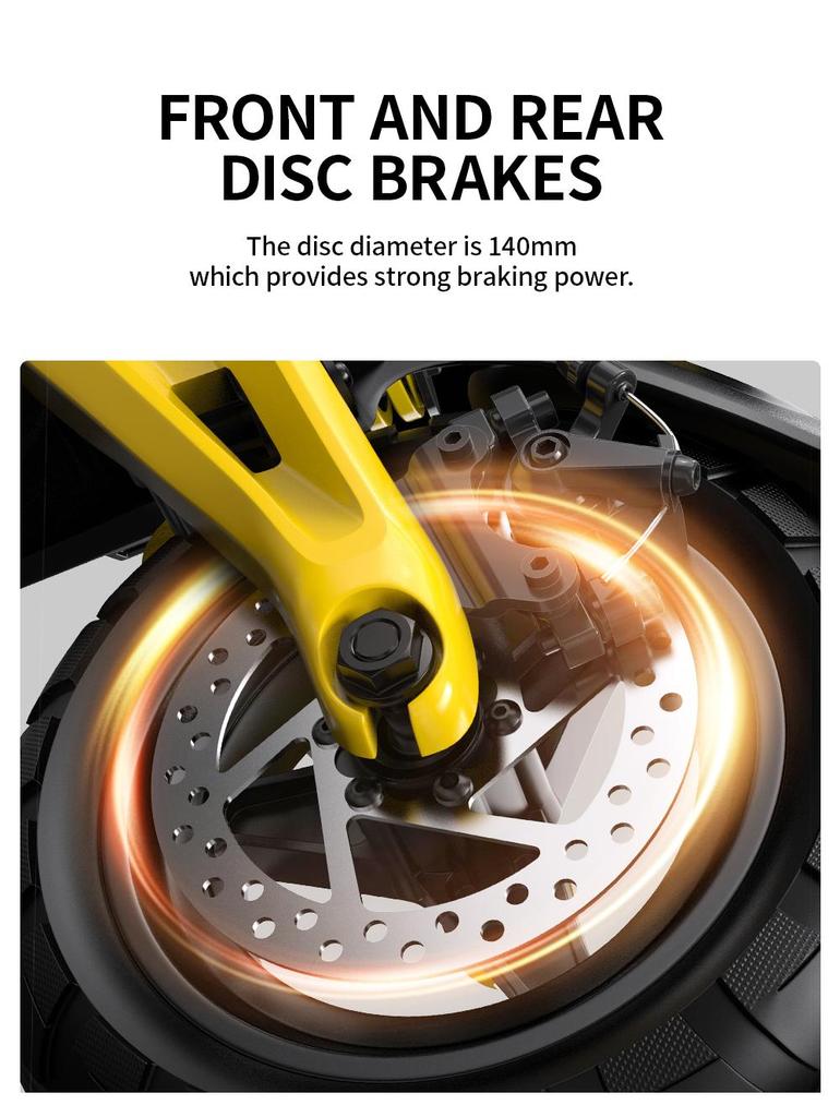 OOTD S10 Складной электросамокат 1400 Вт Мотор 48 В 20 Ач Аккумулятор 55 км/ч Макс. скорость 70 км Макс. дальность Передняя и задняя подвеска