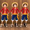 Аниме Фигурка One Piece Уверенный Улыбающийся Луффи Три Формы Смена Лица Экшен Фигурка Кукла ПВХ Модель Коллекция Игрушки Подарки