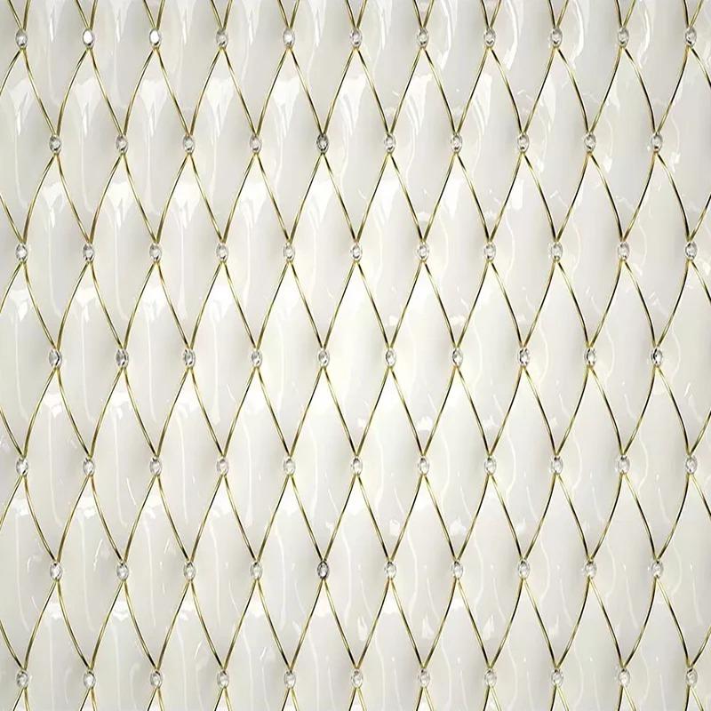 Европейский стиль Обои 3D Стерео Абстрактные Настенные Панно Геометрический Узор Настенное Панно Домашний Интерьер Декор Обои