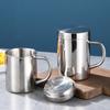 1Pcs Double Layer Stainless Steel Mug 200/300/400ML Tea Cup New Water Cup