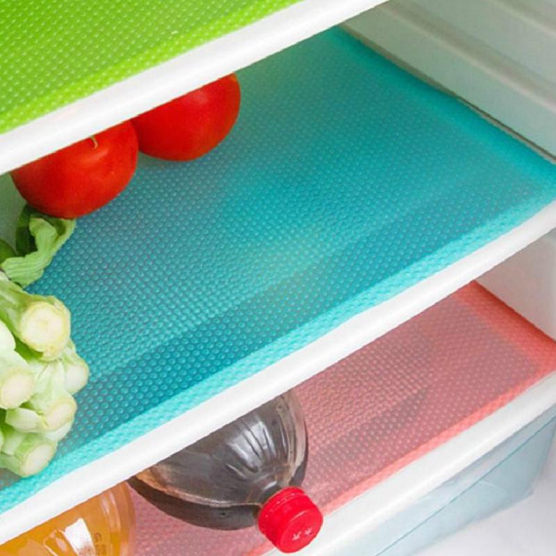 Refrigerator Pad Antibacterial Antifouling Mildew Moisture Absorption Pad Mats Fridge J19 KTY