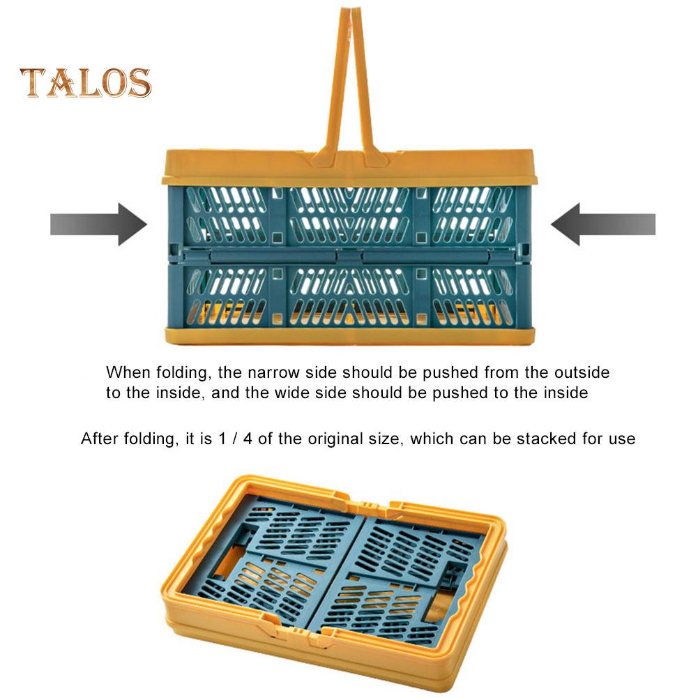 Складная ручка для хранения продуктов, настольный органайзер для пикника, контейнер для хранения продуктов