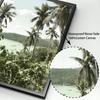 Lake House Reflection Beach Palm Leaves Tail Grass Wall Art Print Canvas Painting Nordic Poster Decor Pictures For Living Room