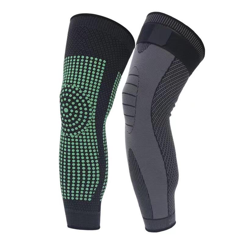 Mugwort Infused Thermal Knee Sleeves with Straps (Pair)