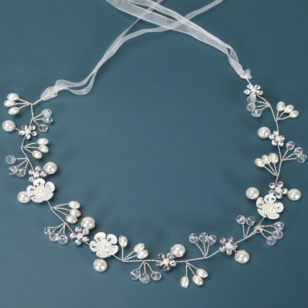 Luxurious Bridal Wedding Headbands Handmade Flower Hairband Hair Accessories for Women Girl