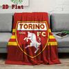 Torino 2D Flat Pattern Flannel Blanket High quality All Seasons Warmth and Comfort Perfect for Christmas Gifts.
