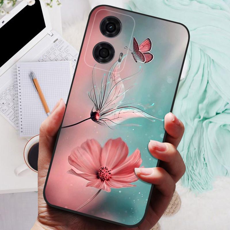 Для Motorola Moto G24 Power Чехол Лев Волк Силиконовый Мягкая Задняя Крышка Для Чехла Телефона Moto G24 MOTOG24 G 24 Power Защитный Чехол