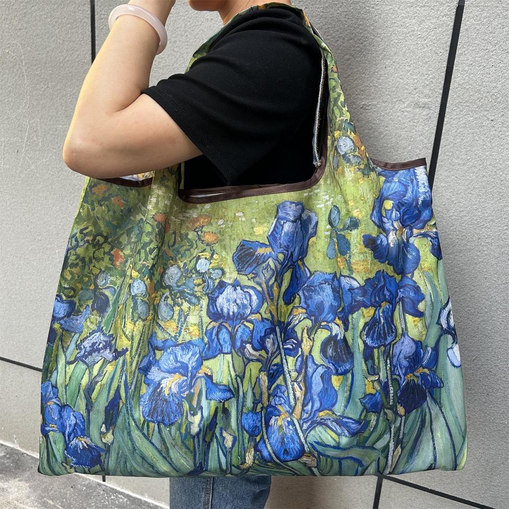 Eco-Friendly Foldable Large Capacity Shoulder Shopping Bag for Women