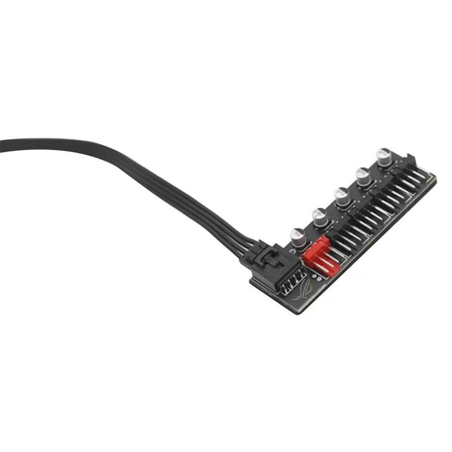 5-портовый 4-контактный PWM-хаб для ПК, печатная плата, охлаждающий вентилятор, компьютерные кабели, разъемы