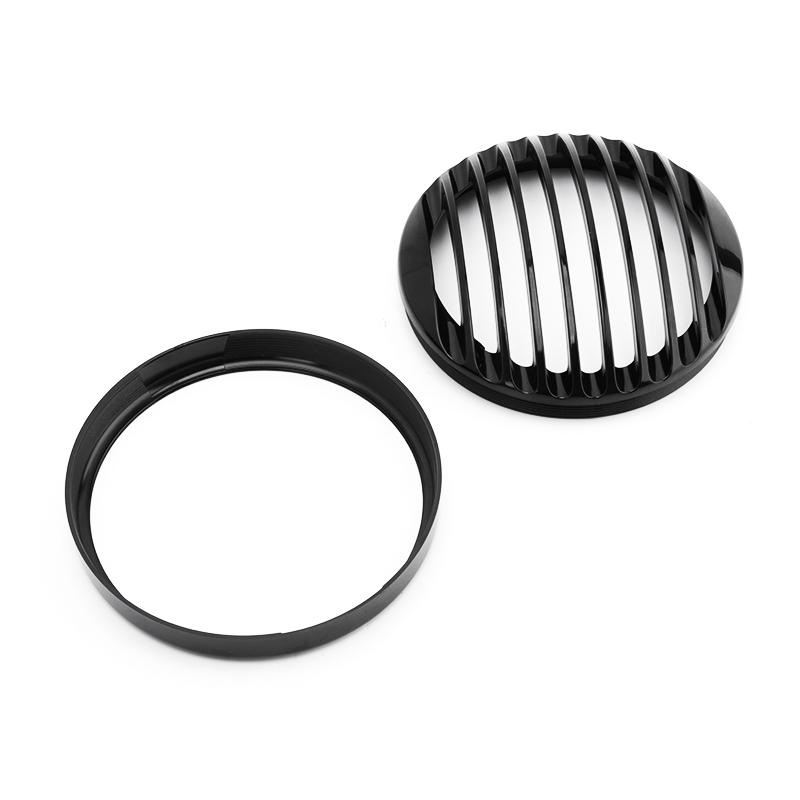 Мотоцикл 5 3/4 "5,75" светодиодный гриль для фар черный аксессуары из АБС-пластика для Harley Sportster XL883 XL1200 XL1200X X48 2004-Up