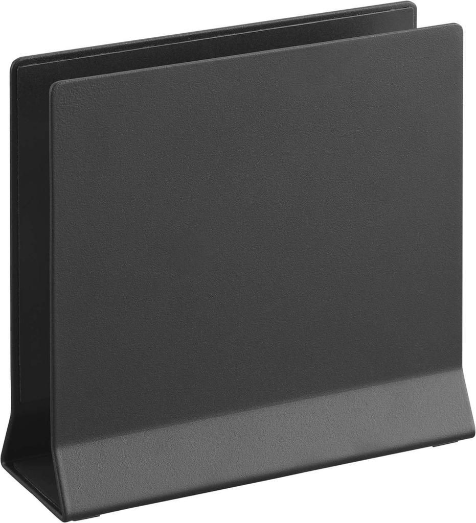 Yamazaki Slim Laptop W16 X X Tower Laptop Vertical Product 4499 Stand, Black, Approx. D5.7 H15.2cm, Storage, Positioning, Space-Saving, Number