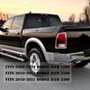 Rear Back Middle Window American USA Flag Vinyl Decal Compatible With And Fits Dodge Ram 2009-, Matte Black 1PCS Distressed(E)