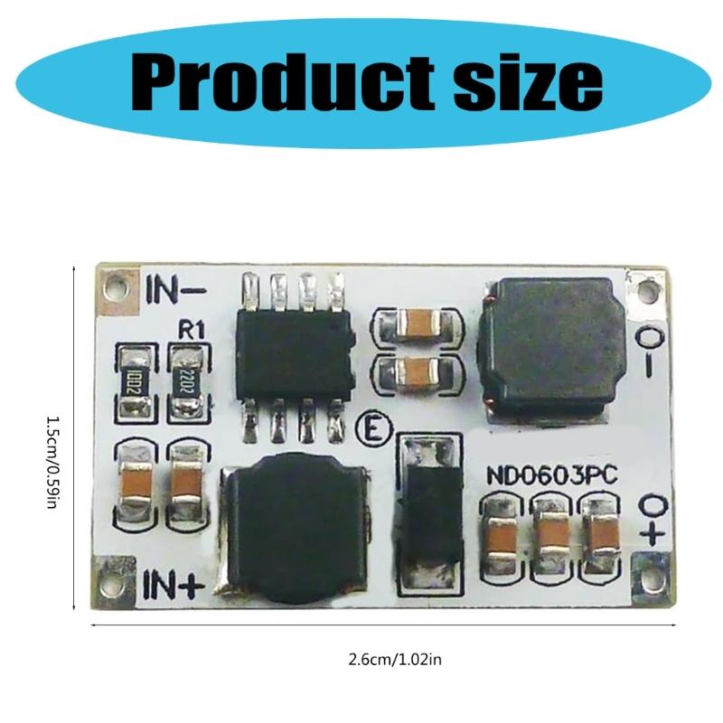 ND0603PC Auto Boost Converters Module 1-6V to 3V 3.3V 4.2V 5V Voltage Regulator For Battery Regulation Accessories