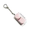 Cartoon Shape Fidget Keychain 2 Keys Decompression Toy Relaxing Finger Keyboard  Adult