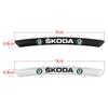 HFB4 4PCS Car Wheel Rim Hub Badge Stickers For Skoda Octavia 2 A5 Fabia 3 Rapid Scala Kodiaq Superb 3 Karoq Kamiq Citigo Accessories